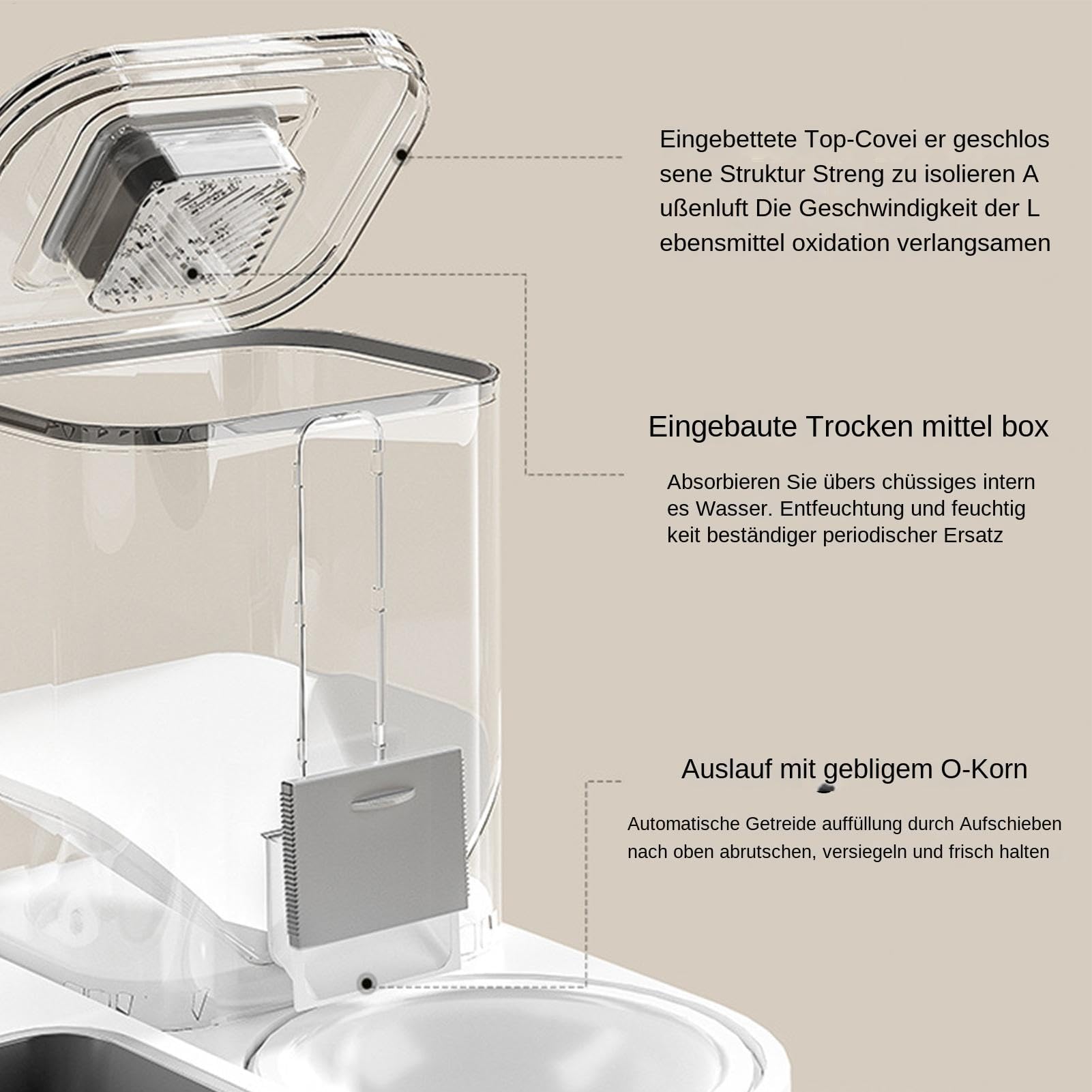 Distributore d'acqua for cani(Gray)