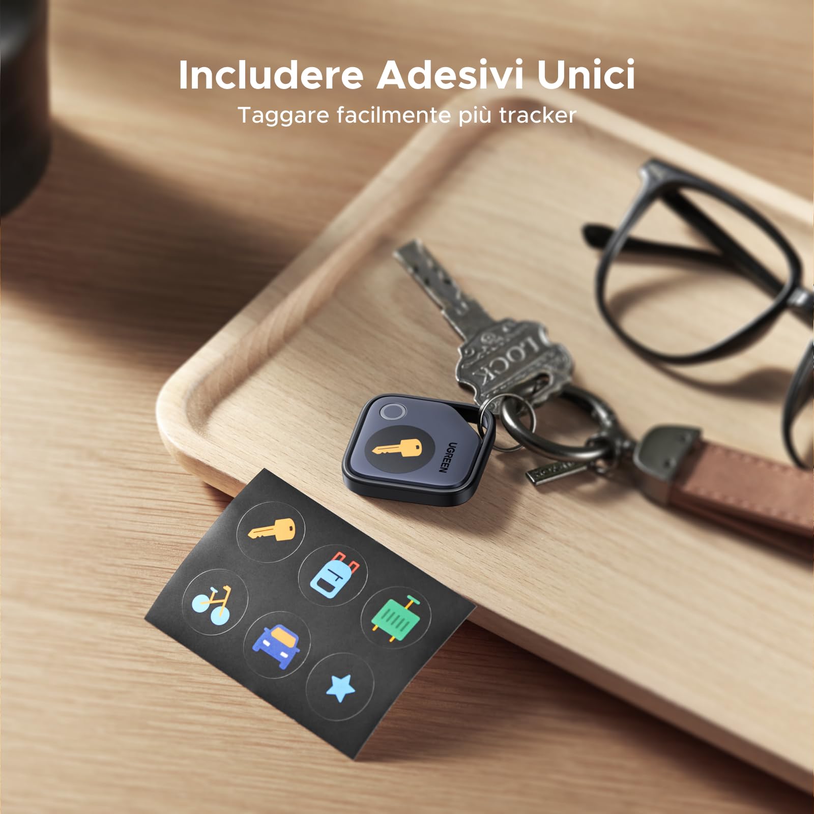 UGREEN FineTrack Smart Finder Localizzatore Supporto iOS 4 pezzi — immagine 6 di 16