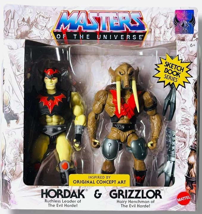 Masters of The Universe Skizzenbuch-Serie Hordak & Grizzlor Masters of The Universe Skizzenbuch-Serie Hordak & Grizzlor