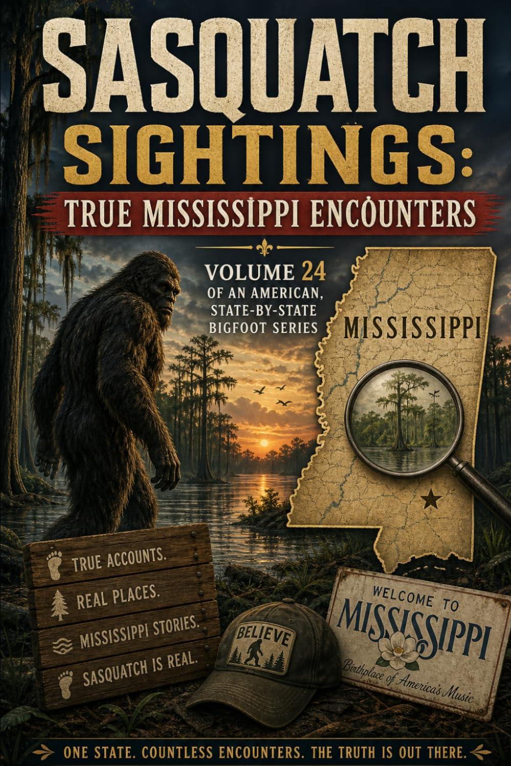 Sasquatch Sightings: True Mississippi Encounters: Volume 24 of an American, state-by-state Bigfoot series (American Cryptid Chronicles: Bigfoot)