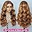 Hedy 4/27 Ombre Highlight Wear and Go Glueless Wigs Human Hair Pre Plucked Pre Cut Pre Bleached Small Knots 150 Density Colored Body Wave Human Hair Wigs for Women Glueless 24 Inch HD Lace