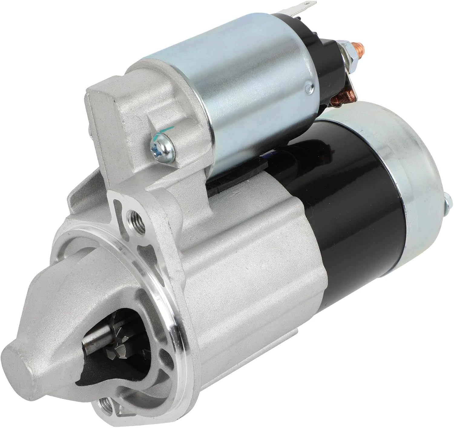 SCITOO Starter Motor 17761 for KIA Magentis Optima 2001-2006 L4 2.4L & for Hyundai Santa Fe 2001-2006 L4 2.4L Sonata 1999-2005 L4 2.4L 410-46005 SMN0007 12V CW 8-Teeth 1.2KW PMGR