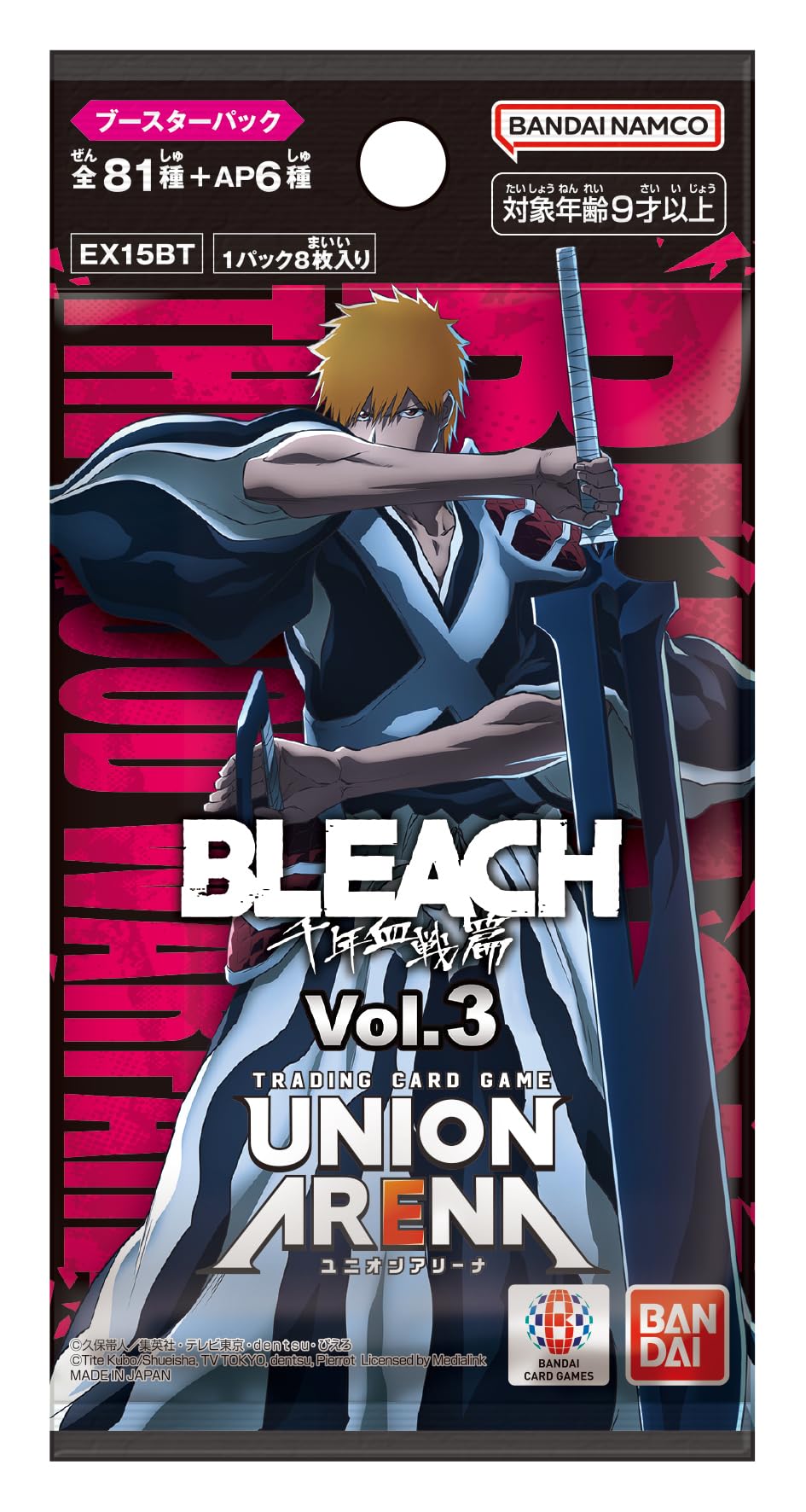Amazon.co.jp: バンダイ(BANDAI) UNION ARENA ブースターパック BLEACH