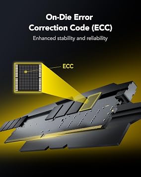 Lexar OC DDR5 RAM 32GB Kit (2x16GB) 6000 MHz, UDIMM PC Memory, CL38 | 288-Pin UDIMM Desktop Memory, Gaming Computer Memory DRAM for Intel XMP 3.0/AMD EXPO, On-die ECC, 1.25V