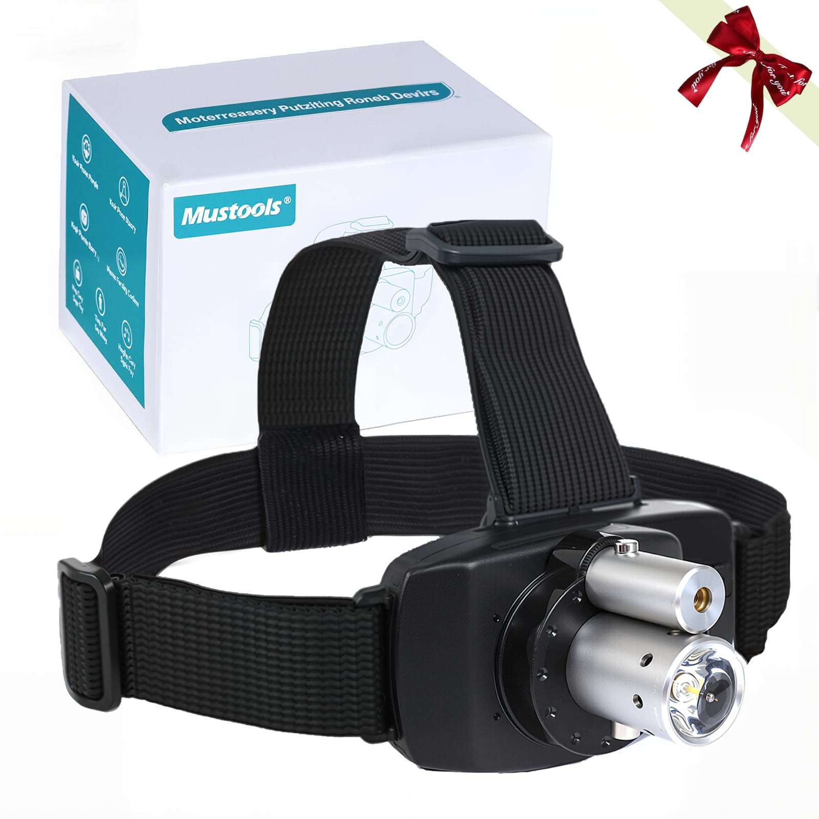 2026 New Rechargeable LED Laser Headlamp Physical Therapy Headlamp High Lumens- Lightweight Enhance Professional Physical Therapy with Adjustable