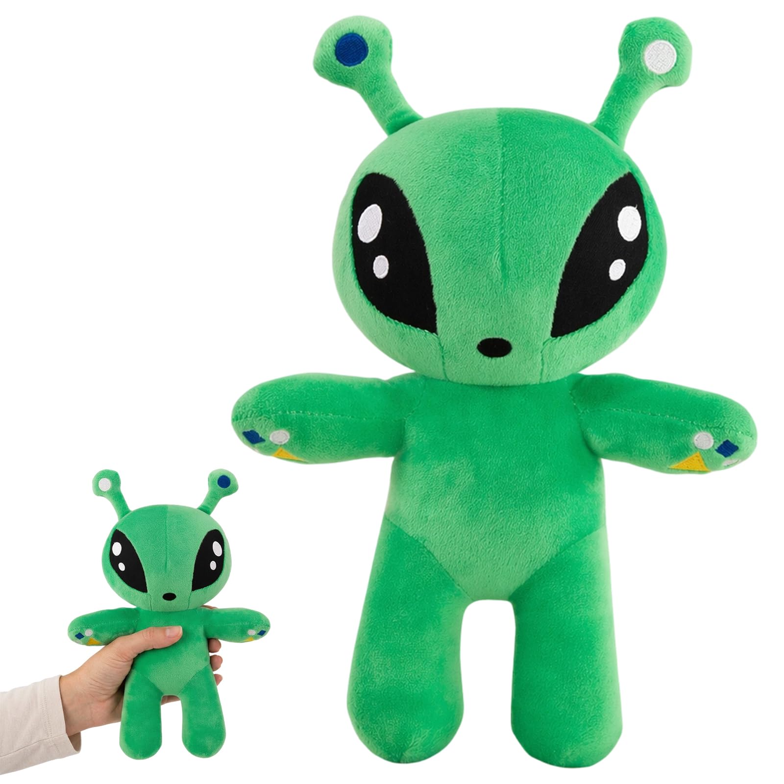 1Pcs Alien Plush, Green Space Alien Plush Doll, Extraterrestrial Soft Toy for Collectors, 35cm Alien Plush Toy for Display and Gifting, Alien Toy for Sci-Fi Enthusiasts and Home Decor