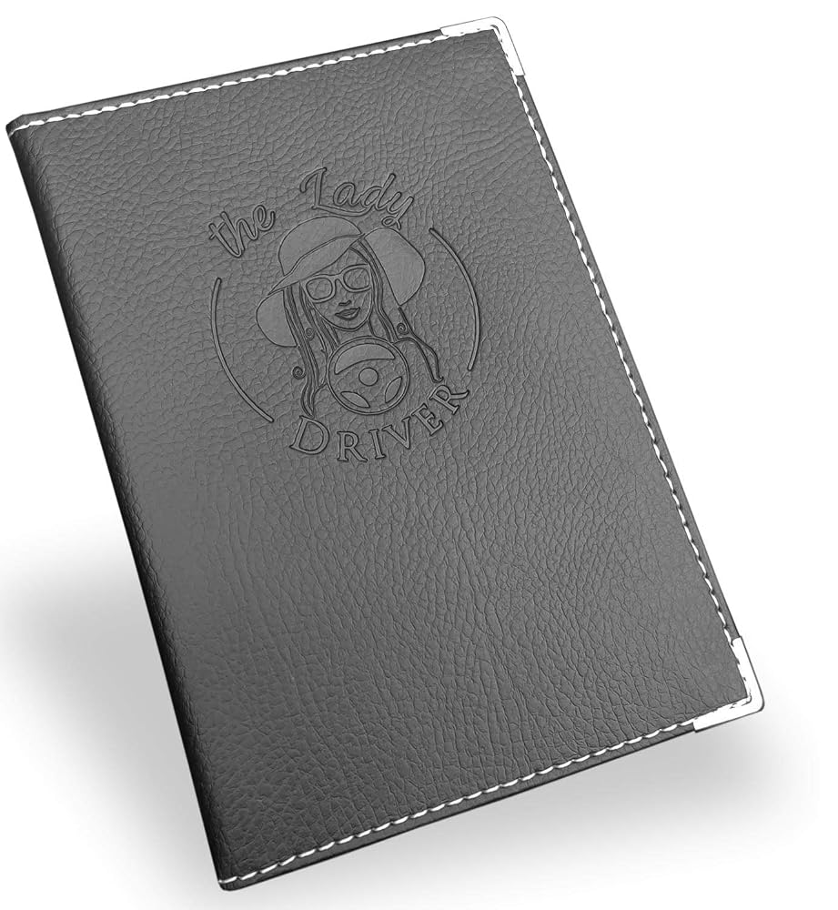 Porte Carte Grise Cuir Synthétique Sport Line - Marque Française