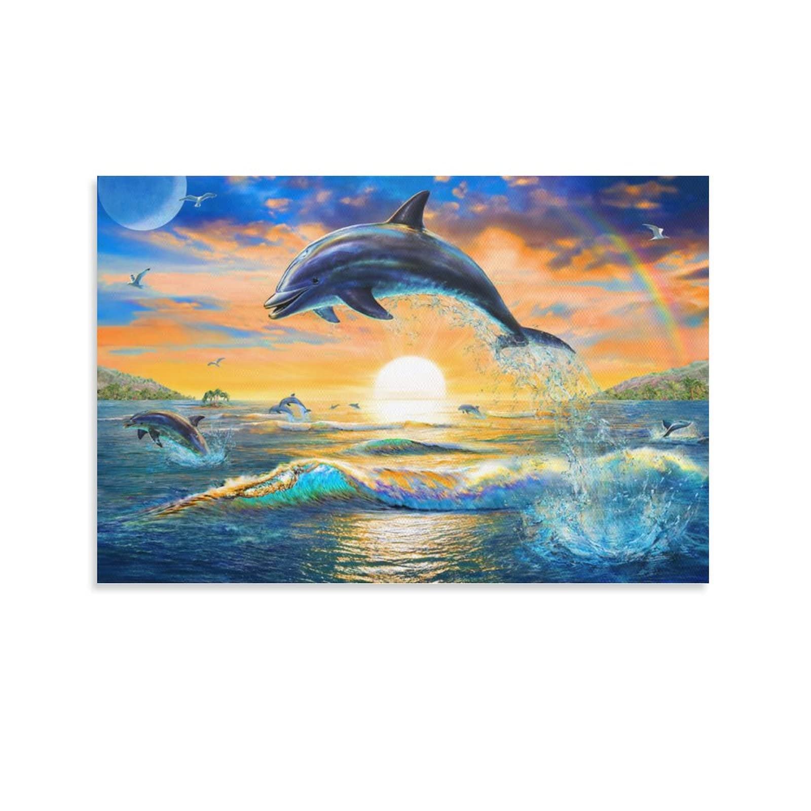 海と空の風景 油絵　ハンドメイド　インテリア　キャンバス　風景画　海　朝日 海と空の風景 油絵 ハンドメイド インテリア キャンバス 風景画