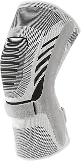 Rodillera deportiva con estabilizadores de resorte de metal para hombres y mujeres, rodilleras elásticas ajustables para recuperación de lesiones, protectores deportivos ajustables para