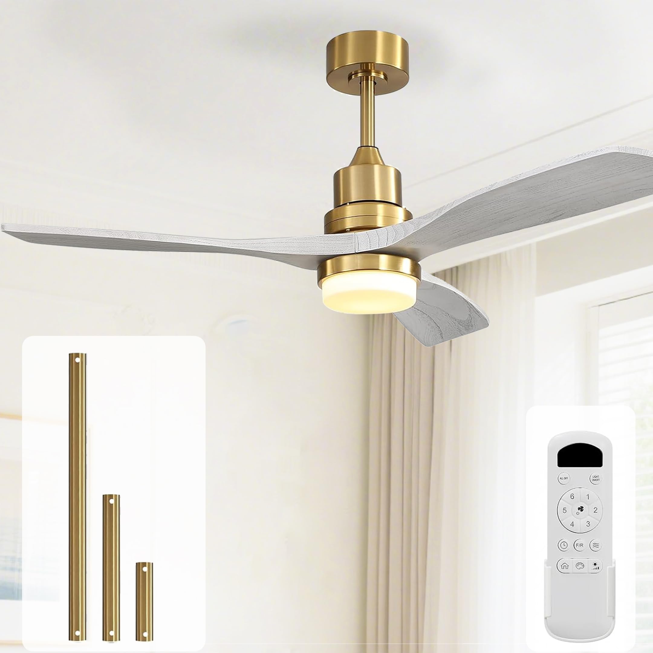 k.fsoon☆ Amazon.com: Sofucor Low Profile Ceiling Fan with Lights