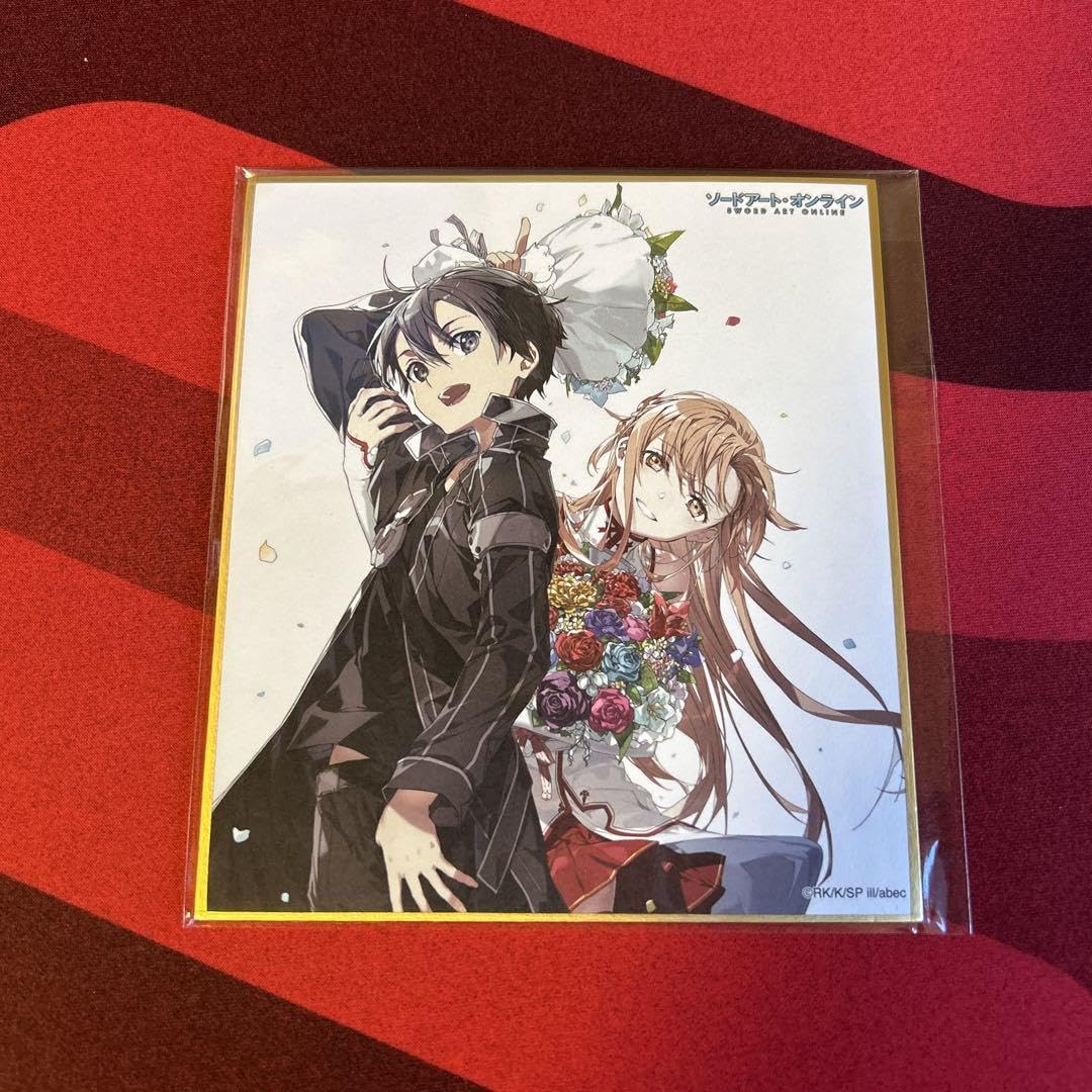 Amazon.co.jp: sao ソードアートオンライン くじ引き堂 色紙 缶