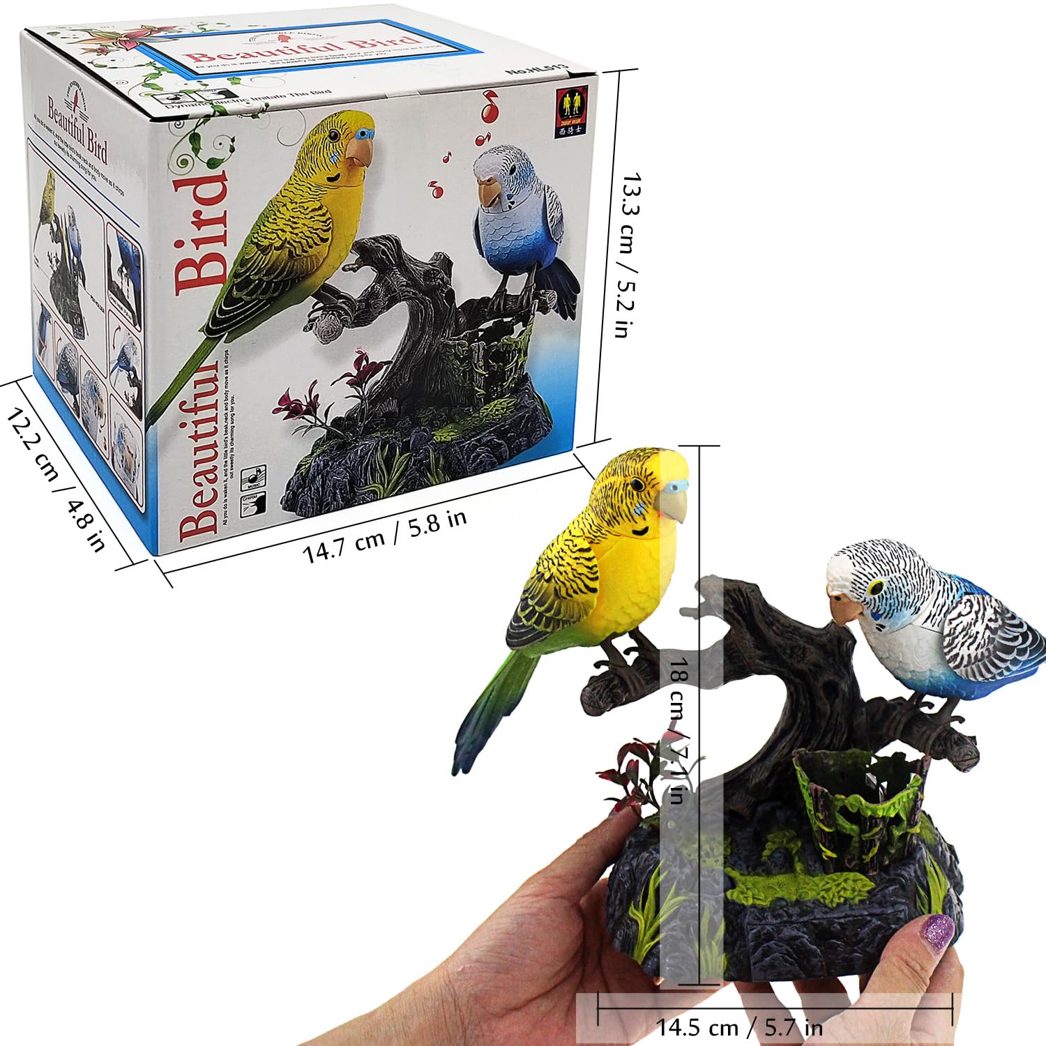 Amazon.com: Tipmant Talking Parrots Birds Electronic Pets Office
