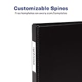 Avery® Legal-Size 3 Ring Binders, 1" Round Rings, 2 Black Binders – view 3
