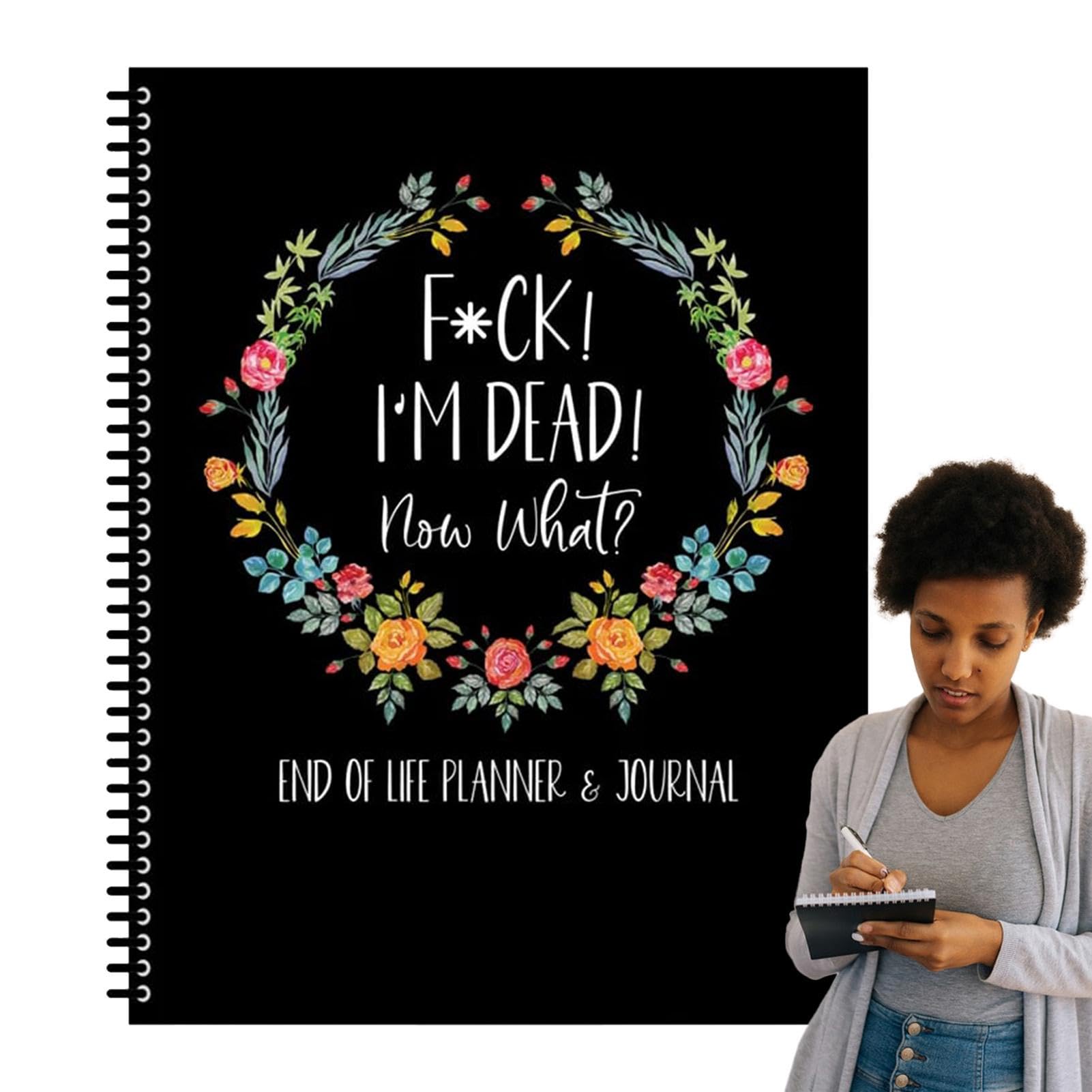 End Of Life Workbook, Fu-ck I'm Dead, End Of Life Planner, I'm Dead Now What, When I'm Gone Workbook Organizer Notebook For Beneficiary Info, Will Preparation, Last Wishes, Funeral Planning 28x21.5cm