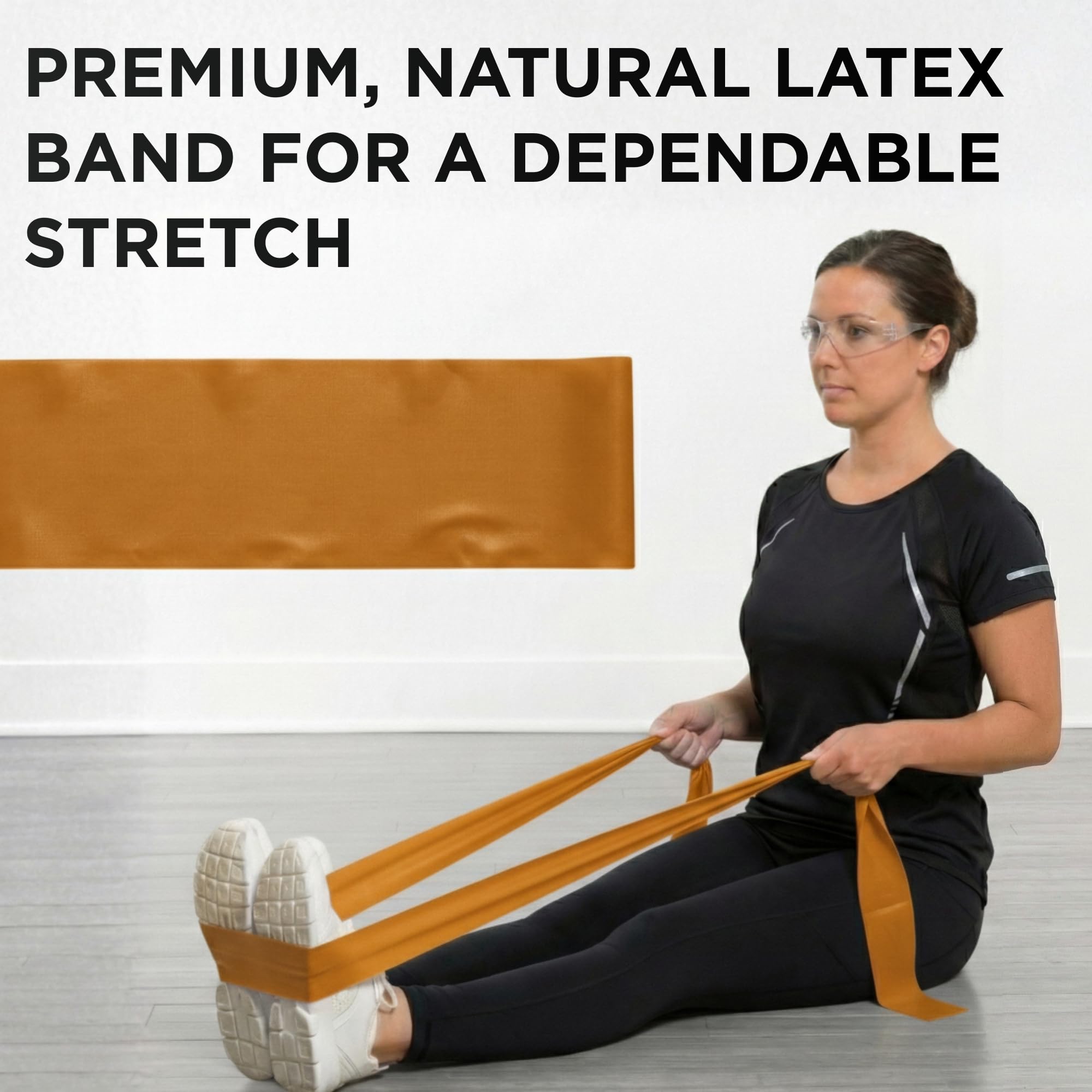 Cintas de látex resistentes profesionales de TheraBand, ejercicios para la parte superior, inferior y central del cuerpo