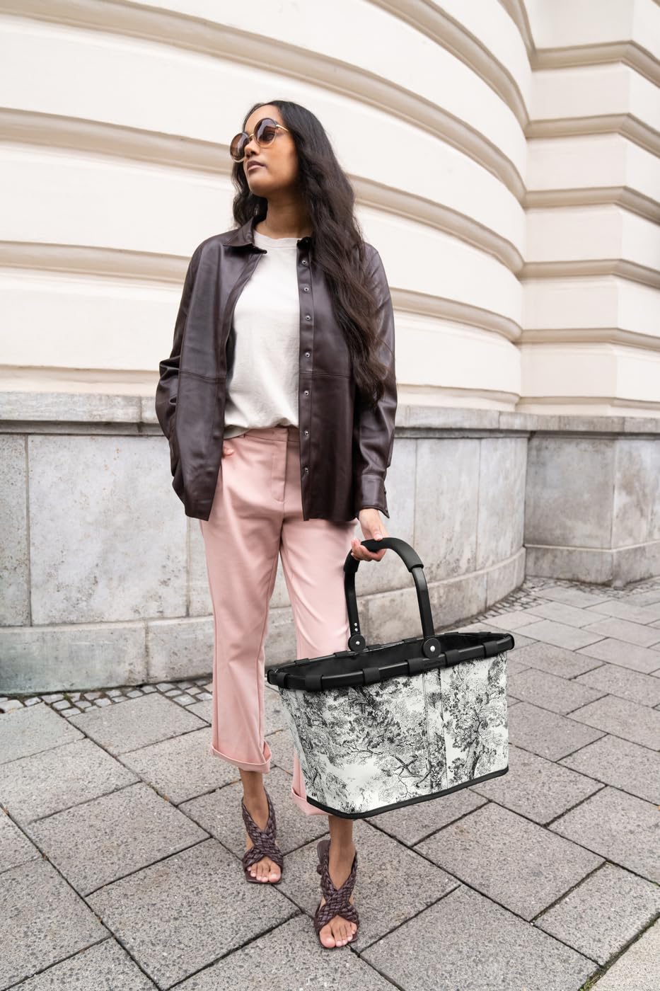 REISENTHEL® Einkaufskorb carrybag jacquard grey – Bild 7