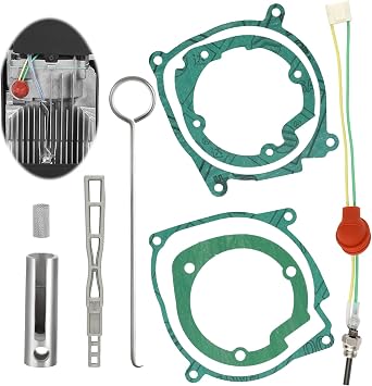 Diesel Heater Glow Plug,Glow Plug Repair Kit,Car Ceramic Heater Repair Parts Fit,12V 24V 5KW 8KW Parking Diesel Heater Glow Ignition Plug Kit with Filter,Diesel Heater Accessories for Car Truck Boat