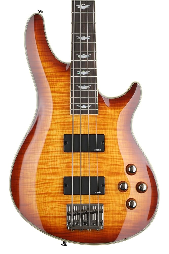 Schecter Diamond Series OMEN EXTRA 4レフティ Schecter OMEN EXTREME 4 VSB Vintage Sunburst 4 String Bass