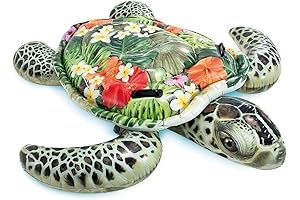 Intex Realistic Inflatable Sea Turtle Pool Float for Kids