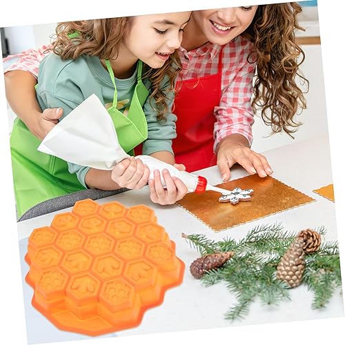 Miniatura 7 de COHEALI Molde de silicona para pastel de panal de abeja de silicona, molde de chocolate para galletas, moldes de silicona para muffins, moldes para