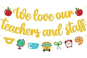 Teacher Decoration - We Love Our Teachers Banner