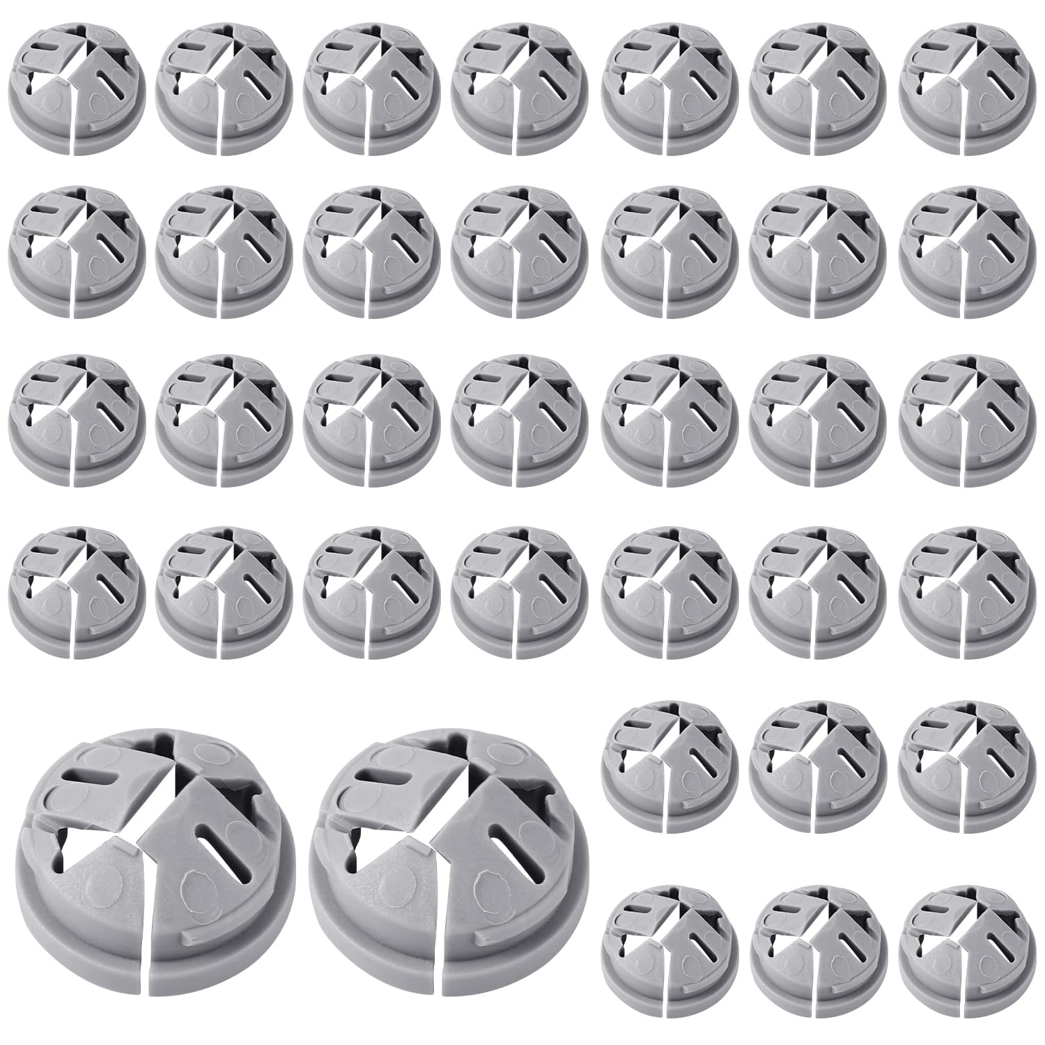 36pcs Push-in Cable Connectors, 3/8 Inch Trade Size Plastic Push