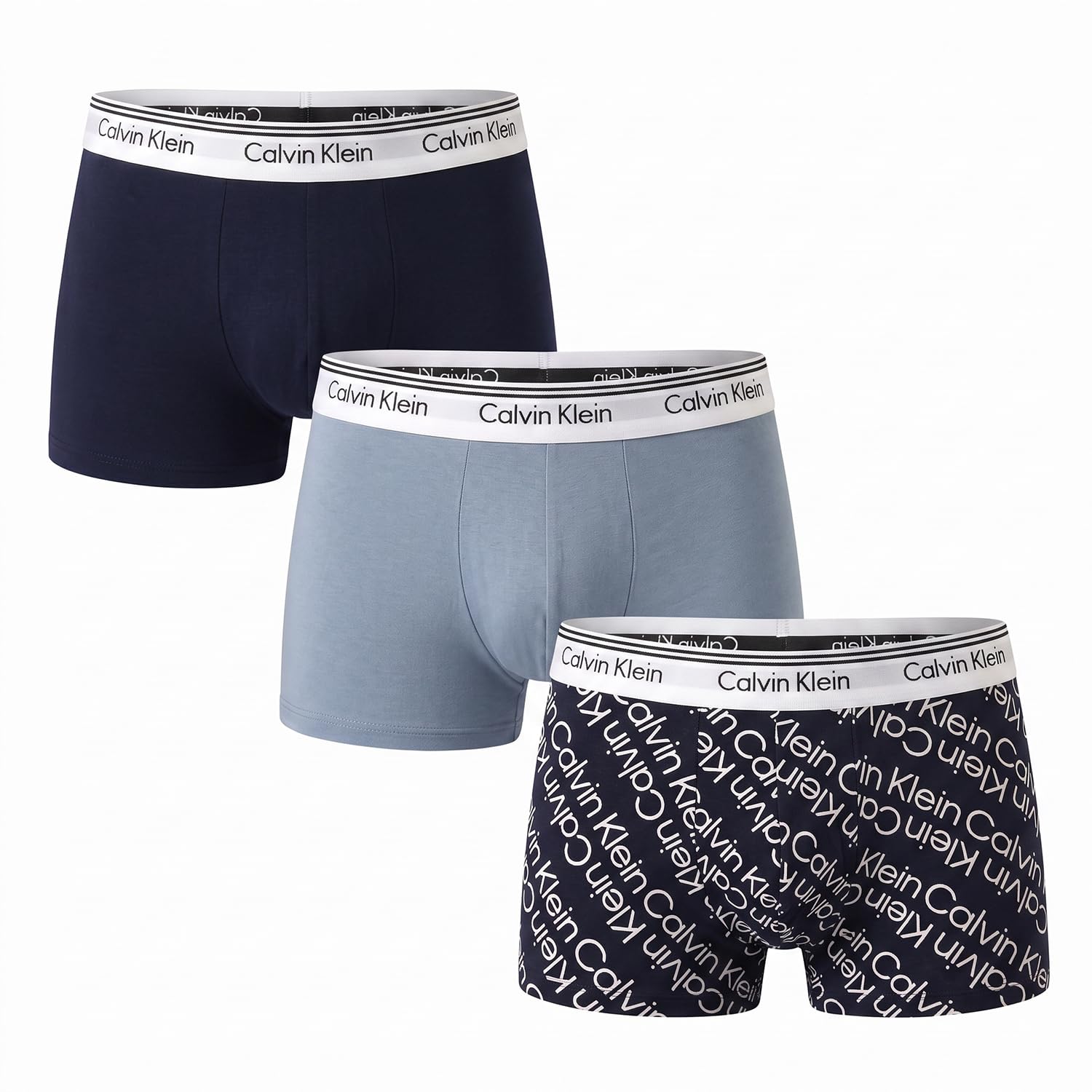 Calvin Klein Men’s 3 Pack Low Rise Trunks Underwear