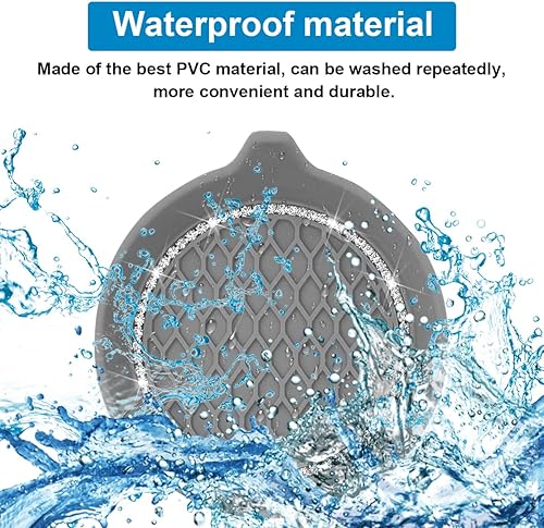 Miniatura 10 de Portavasos para automóvil, paquete de 4 posavasos universales con diamantes de imitación de cristal, tapete de silicona antideslizante a prueba de