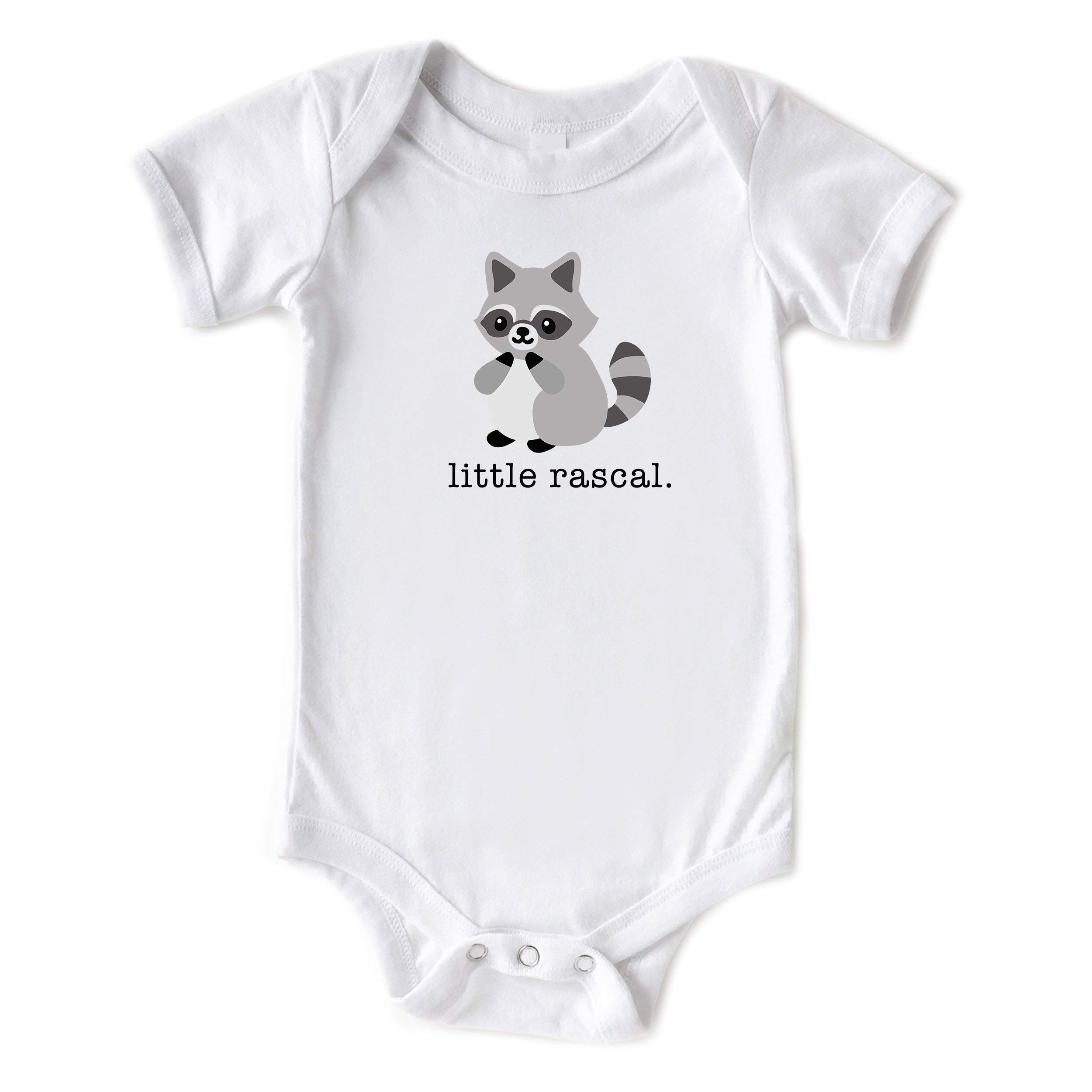 Little Spunkies Little Rascal Cute Baby Woodland Animal Raccoon Bodysuit