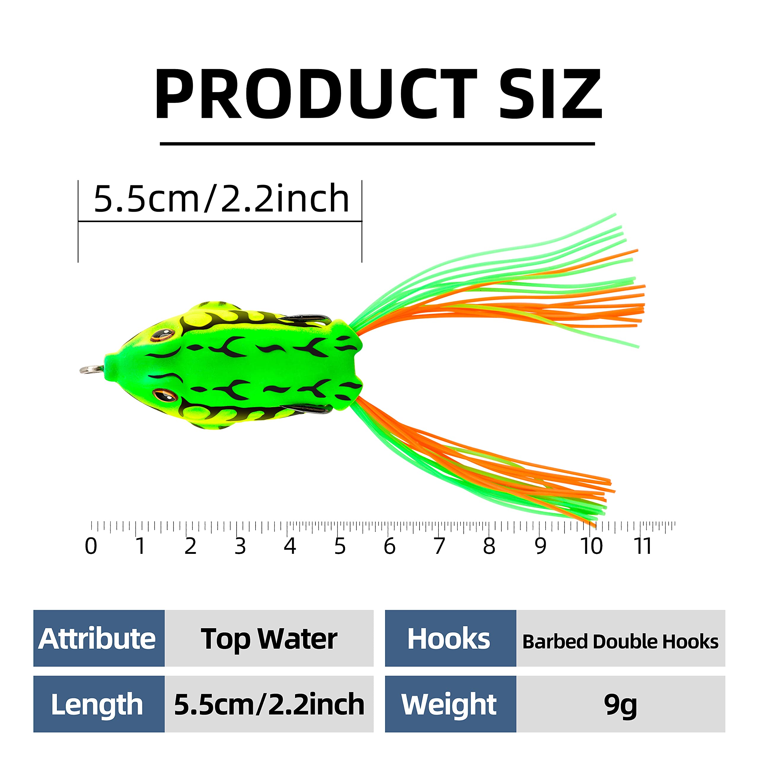 Strike King Mr. Crappie Tube/Blue Grass (MRCT2-181), 0.045