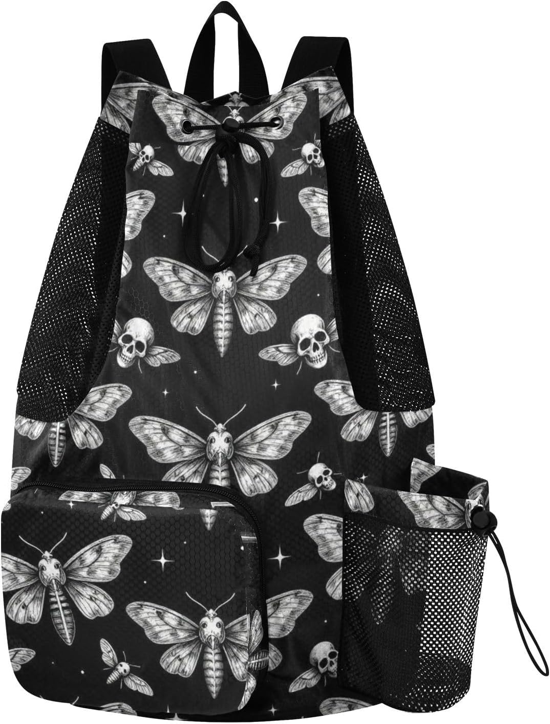 Large Capacity Drawstring Beach Bag To Store Towel Shoes Water Bottle