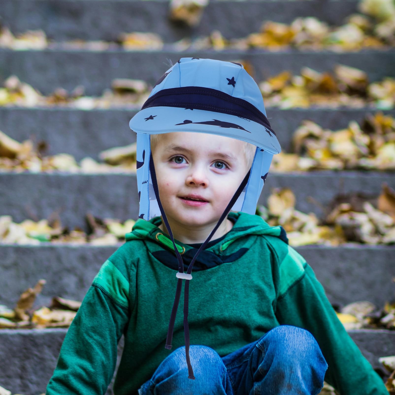 GALPADA 4stücke Mädchen Sonnenhut Mit Nackenschutz Atmungsaktive Kappe Für Jungen Und Mädchen Uv-Schutz Für Strand Und Outdoor-aktivitäten Trendiges Design Für Sommer