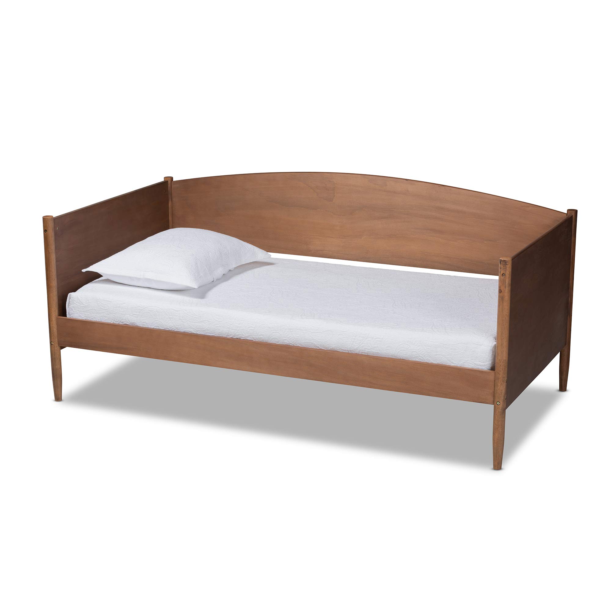 Baxton Studio Daybed, Single, Ash walnut