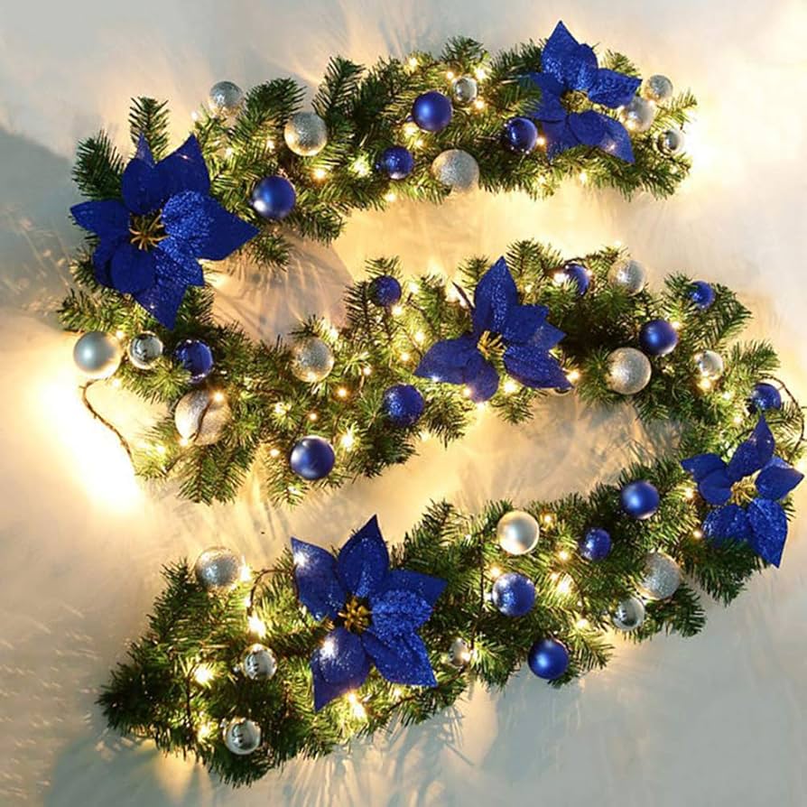 Amazon | NOBONU クリスマス 飾り ガーランド クリスマス オーナメント