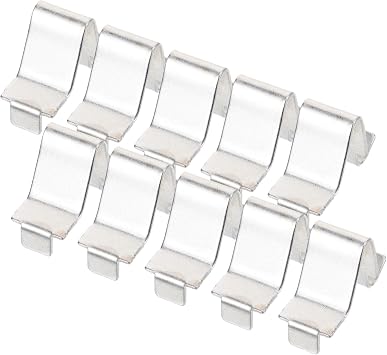 12pcs Iron Cabinet Shelf Clips Strong Metal Shelf Brackets for Kitchen Bookcase