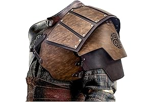 God of War Faux Leather Single Pauldron Shoulder Armor