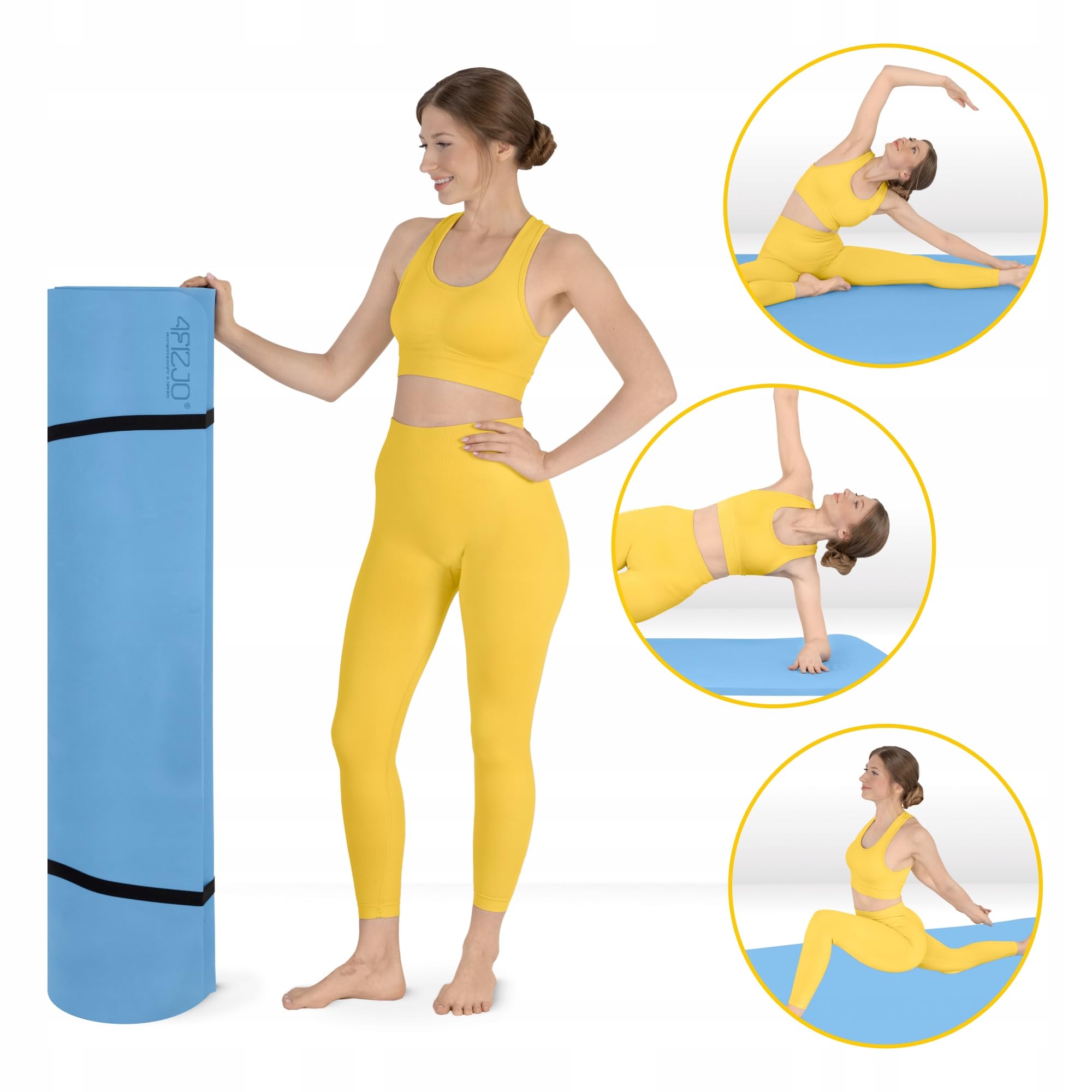 MATA GIMNASTYCZNA TRENINGOWA FITNESS DO ĆWICZEŃ JOGI GIGANT 2 m x 1,25 m
