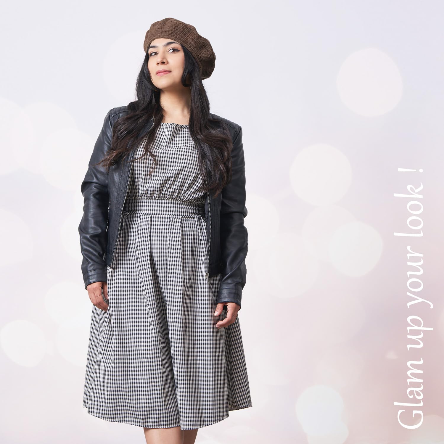 Baskenmütze Damen Barett Herren Beret Häkelmütze Strickmütze aus 100% Baumwolle Barrett für Sommer & Winter