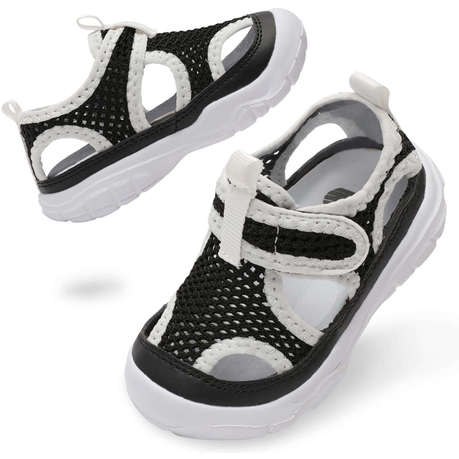 BARERUN Kids Water Shoes Boys Girls Barefoot Aqua Socks for Swim Surf Pool Beach Sport Lightweight Breathable Sandal Athletic Slip-On Sneaker for Toddler Outdoor Indoor