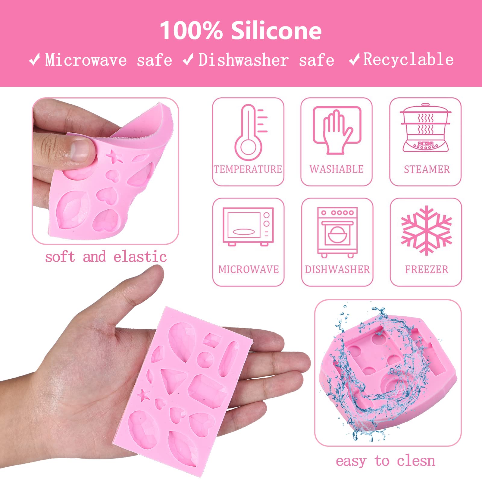 Pinceau De Maquillage Moule En Silicone Rouge À Lèvres Parfum Fondant Au Chocolat Moule Gâteau