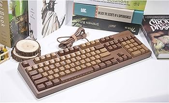 キーボード choco Amazon | 108キーメカニカルキーボード 104鍵Ajazzチョコレート