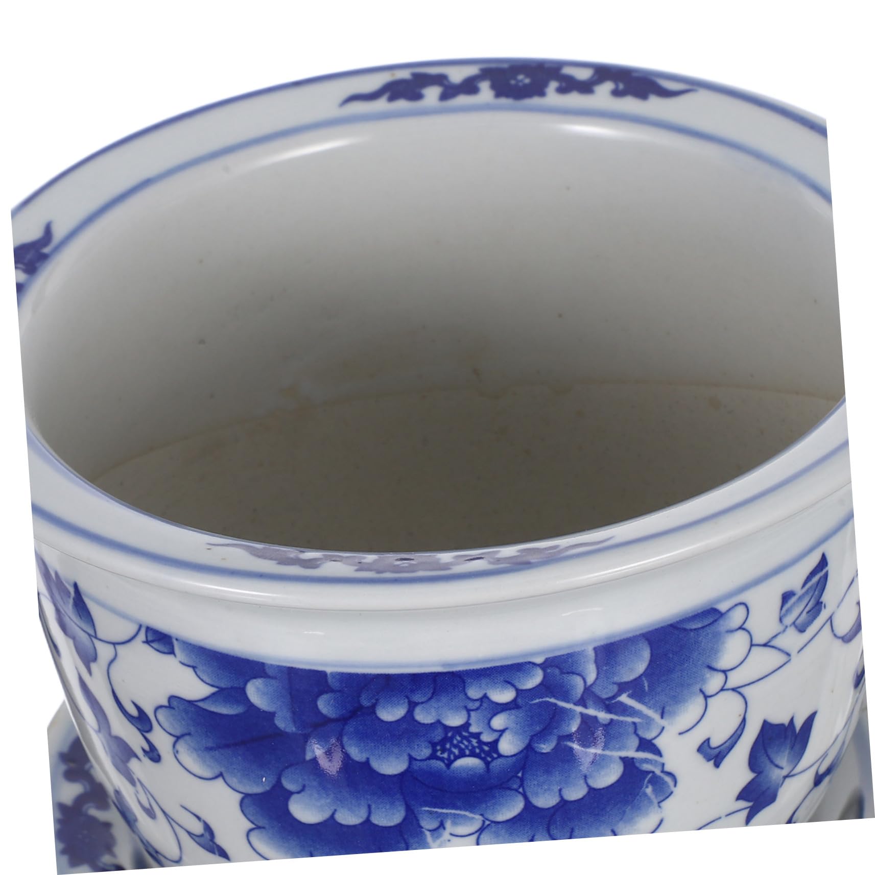 Ceramicznych Doniczek z Podstawką Vintage Donica z Otworami Drenażowymi Solidny Ceramiczny Pojemnik Sukulenty i Rośliny Doniczkowe Do Wnętrz Dekoracja Ogrodu i Balkonu