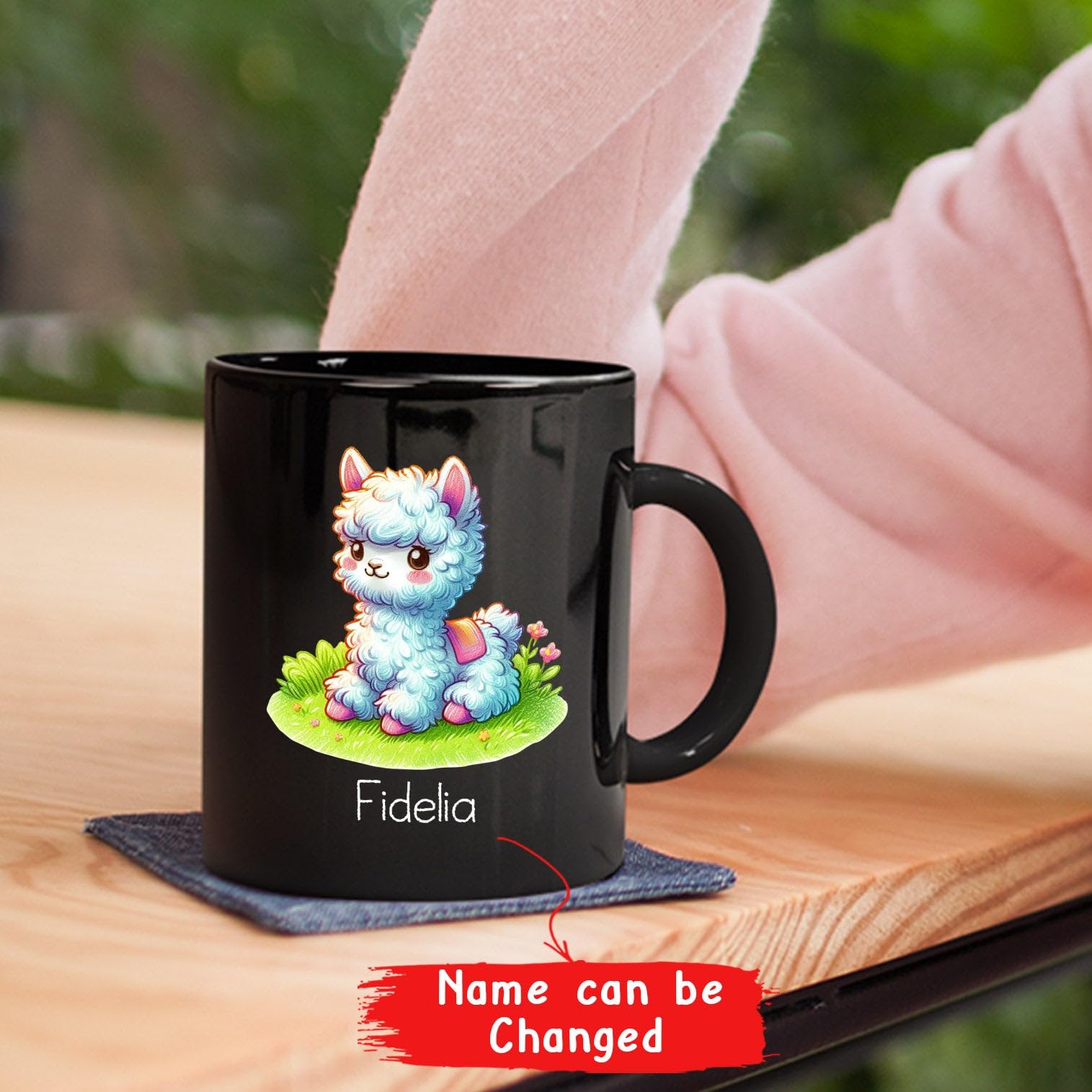 Amazon.com: Baby Alpaca Cup, Personalized Alpaca Ceramic Mug, Crayon Art Alpaca  Mug, Custom Name Alpaca Animal Coffee Mug Gifts For Kids Alpaca Lovers, Alpaca  Travel Mugs, Animal Lover Black Tea Cup 11Oz