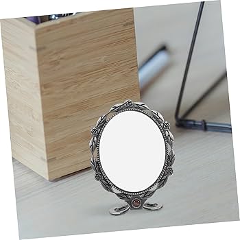 Amazon.com: Levemolo Vintage Handheld Makeup Mirror with Handle