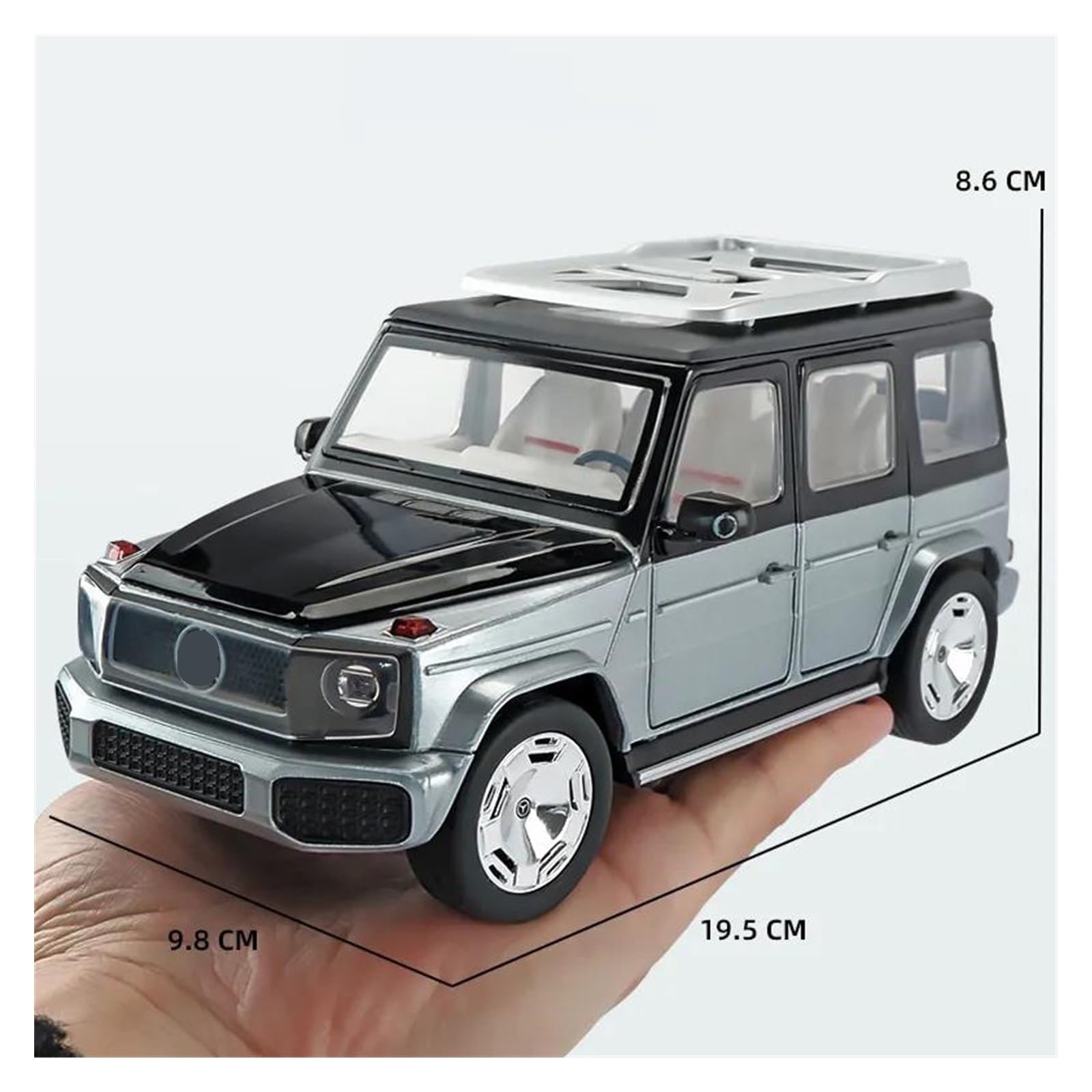 1:24 Dla EQG klasa G samochód ze stopu ze światłem dźwiękowym ciągnięty tył kolekcja prezent odlewany model zabawki (bez pudełka)