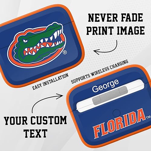 Vista 142 de AFFINITY BANDS Texas Longhorns HDX - Funda con nombre personalizado compatible con Apple AirPods Pro 1 y 2 (negro clásico)