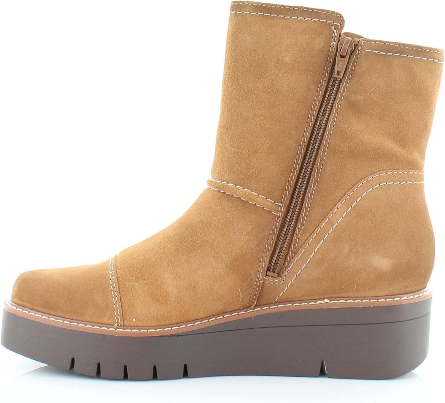 Naturalizer Womens Wylie Ankle Boot Tawny Brown 6 M