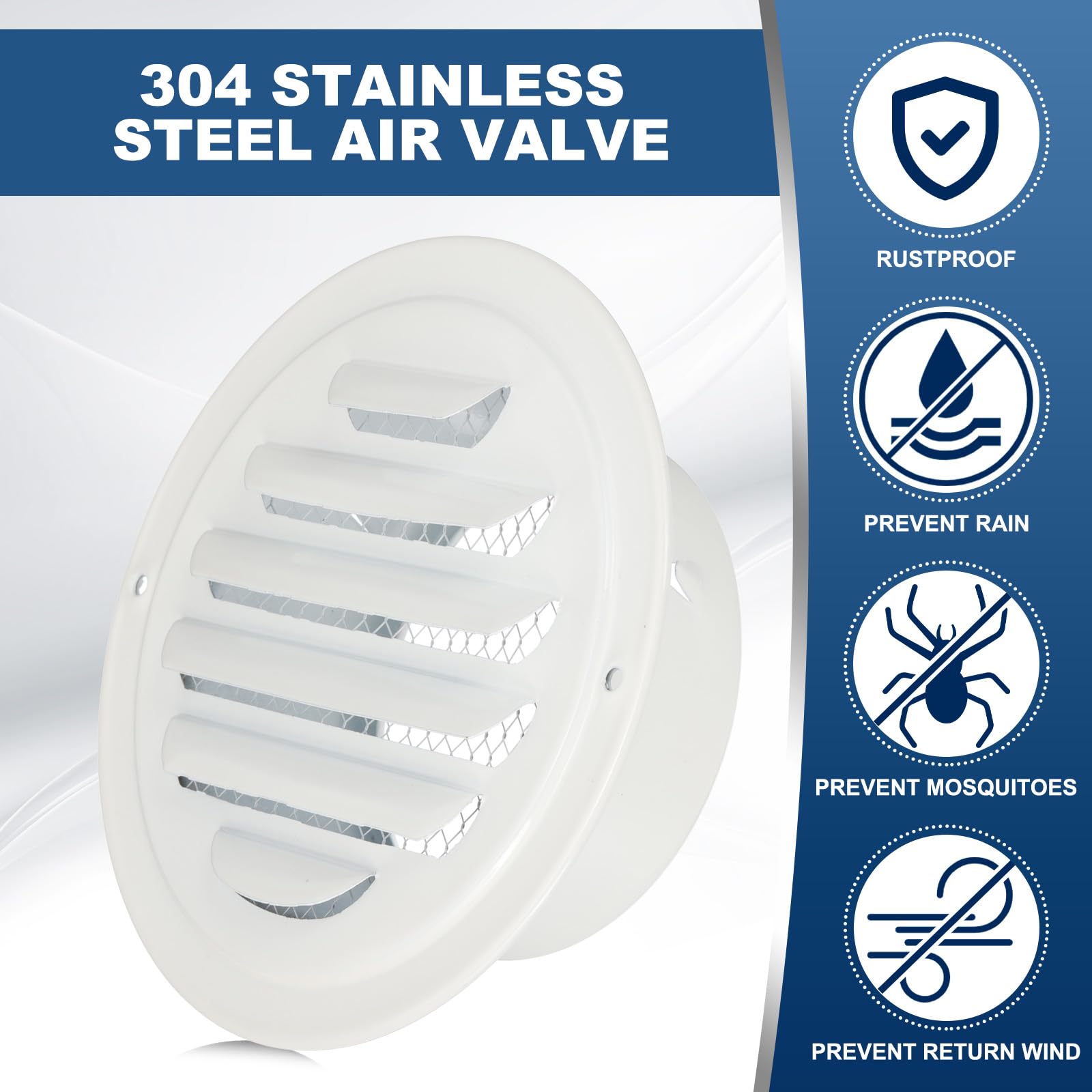 PATIKIL 4 Inch Round Air Vents - Image 3