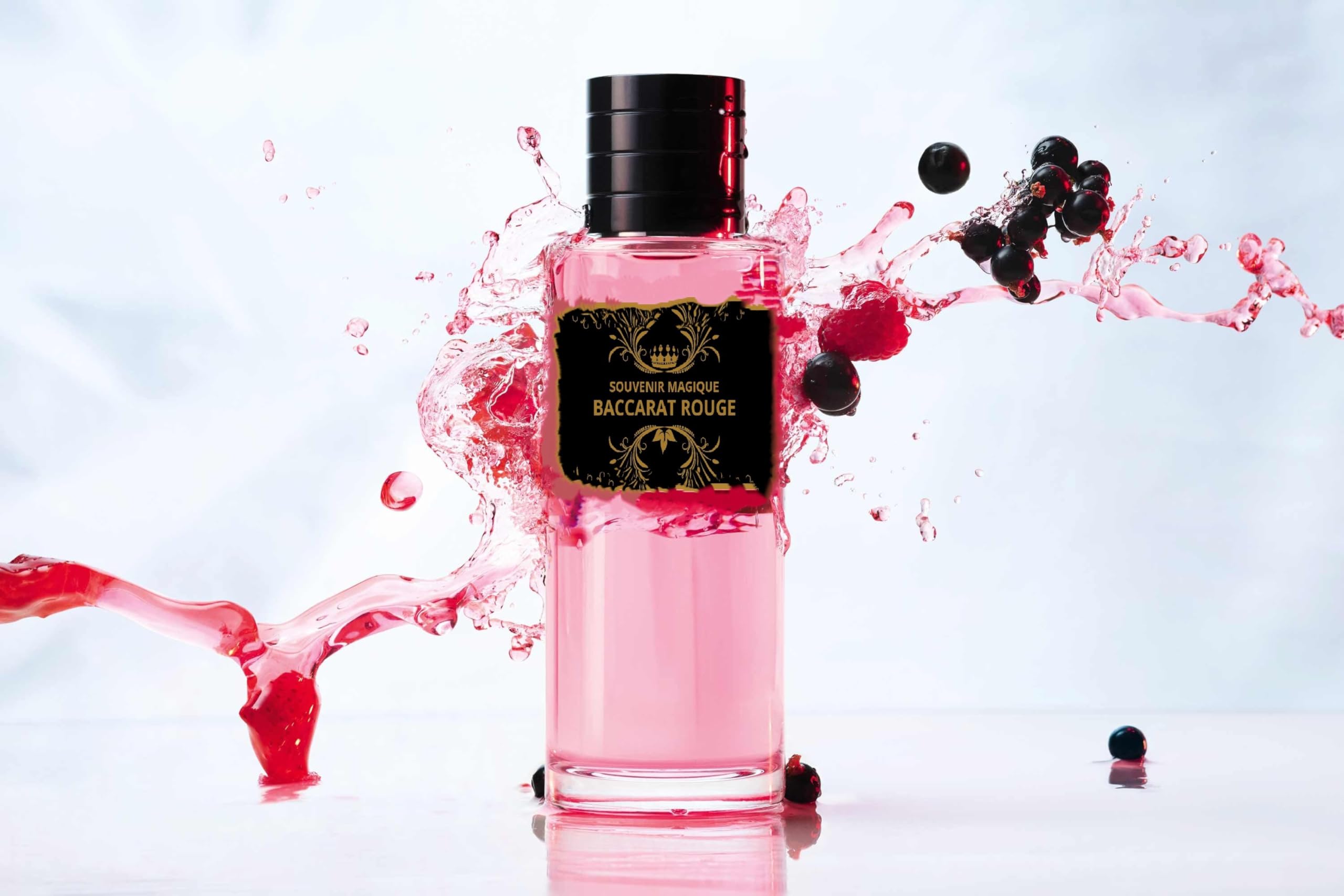 Fragancia de baccarat rojo – Recuerdo mágico – Extracto de perfume – 50 ml – Traje 24 horas – Perfume para hombre y mujer – Idea de regalo – Made in France (Jasmin)