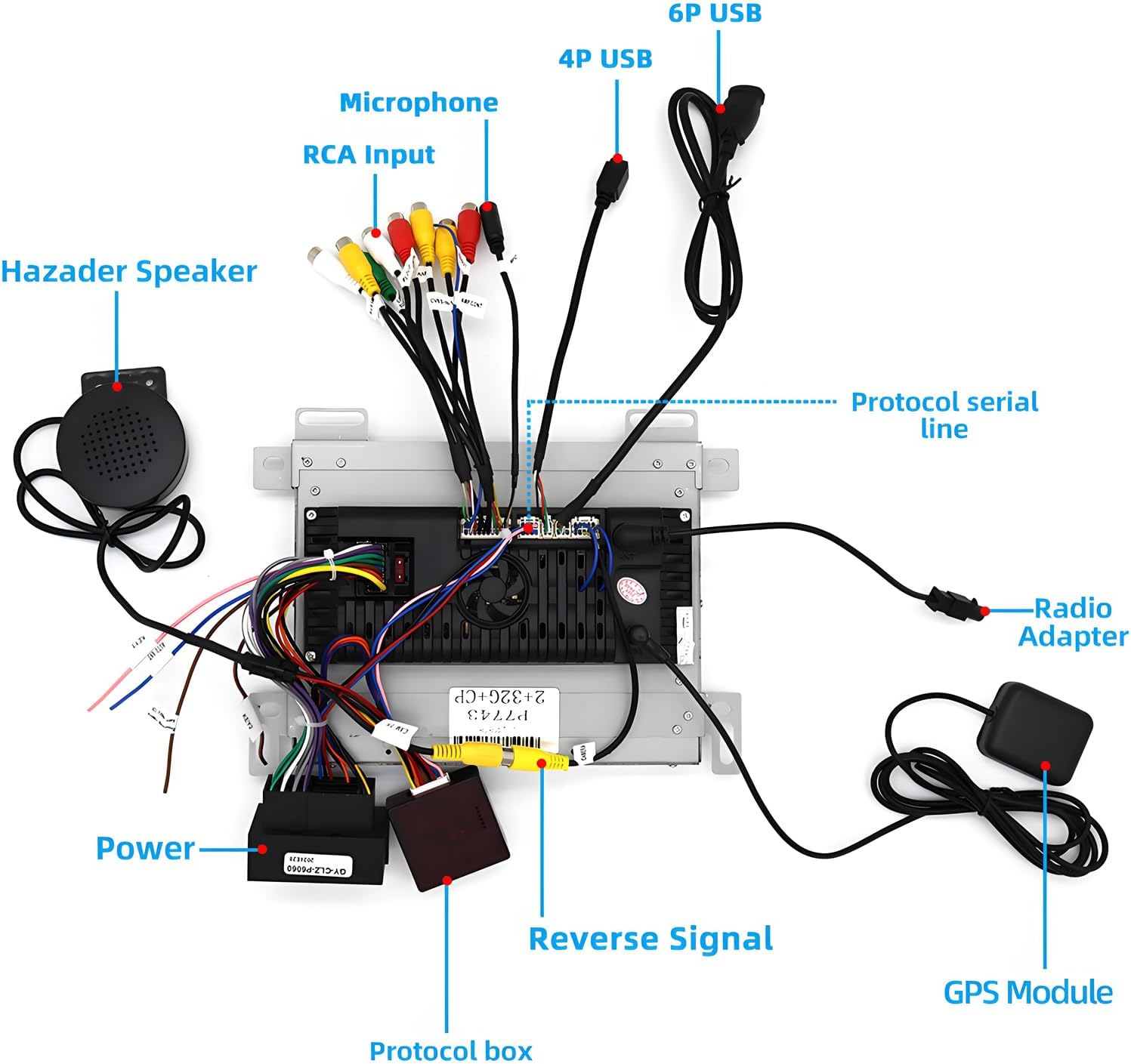 QLED Radio for Jeep Grand Cherokee Wrangler Compass,Dodge Challenger Charger Durango,RAM 1500/2500/3500,and More Select Models,CarPlay Android Auto Ready